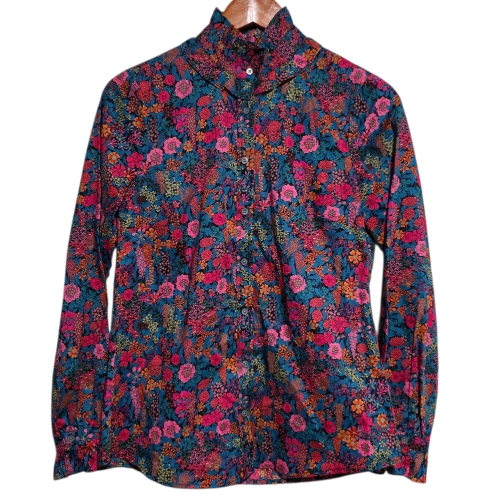 J. Crew Liberty Fabrics Classic Fit Boy Shirt in Ciara Floral Size XS - Picture 2 of 5